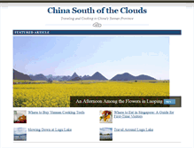 Tablet Screenshot of chinasouthoftheclouds.com